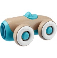 Chicco- Macchinina Eco+ con Ruote Libere, Mini Veicolo in Legno e Plastica Riciclata, Gioco per Bambini da 12 a 36 Mesi, Colore Azzurro, Taglia Unica, 00011156000000